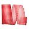 JAM Paper 1.5" x 25yd. Red Wired Sly Stripe Ribbon